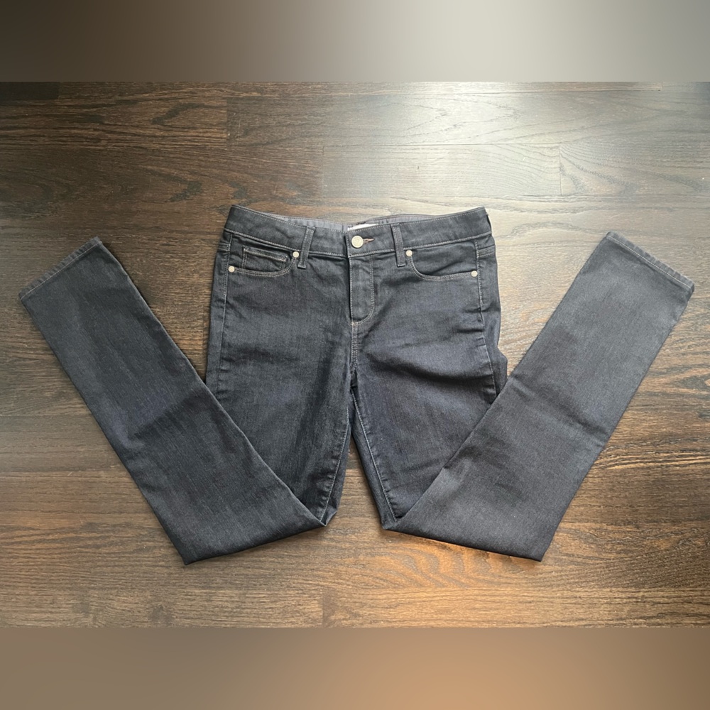 Paige Skyline Skinny Jeans Twilight Dark Blue Sz 29